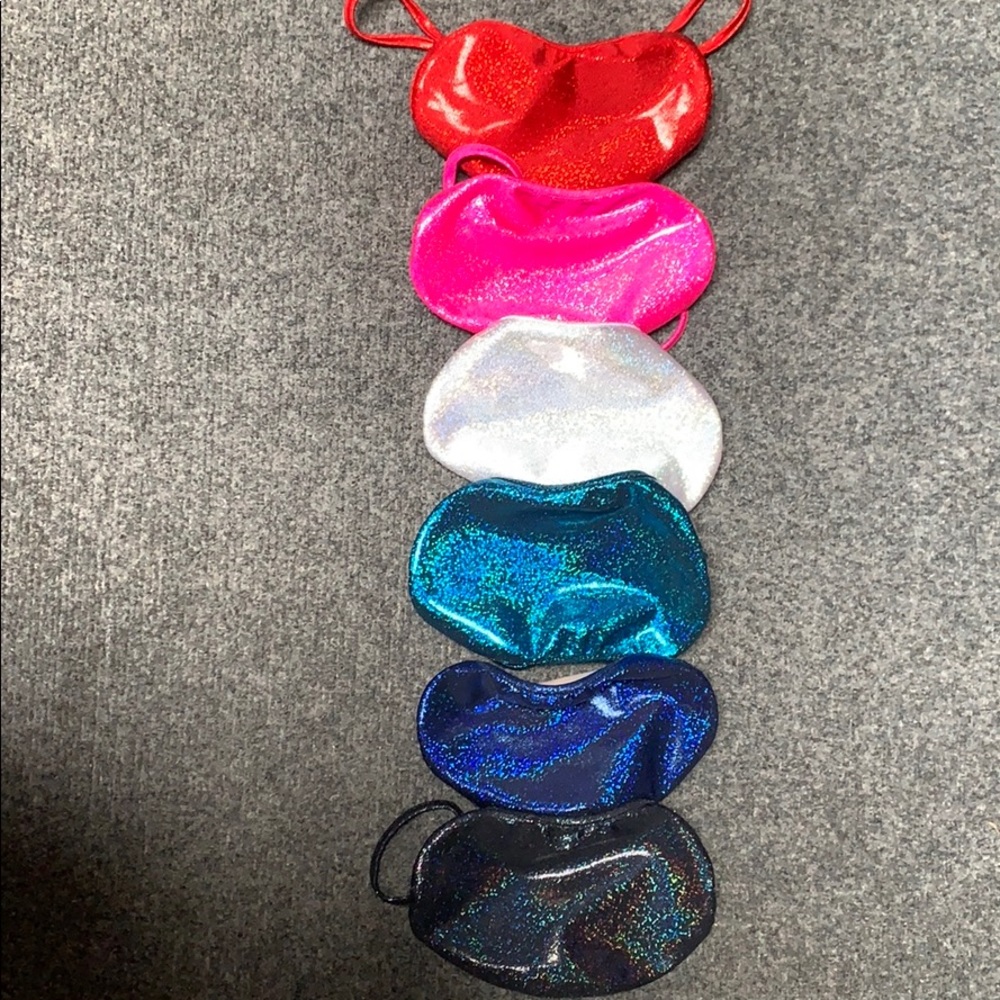 Fashion glitter breathing mask